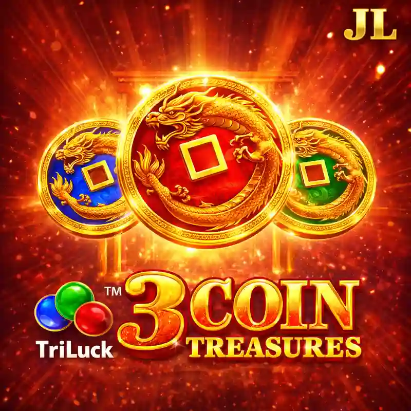 3 Coin Treasures Game Card - Casino Scores Big Baller