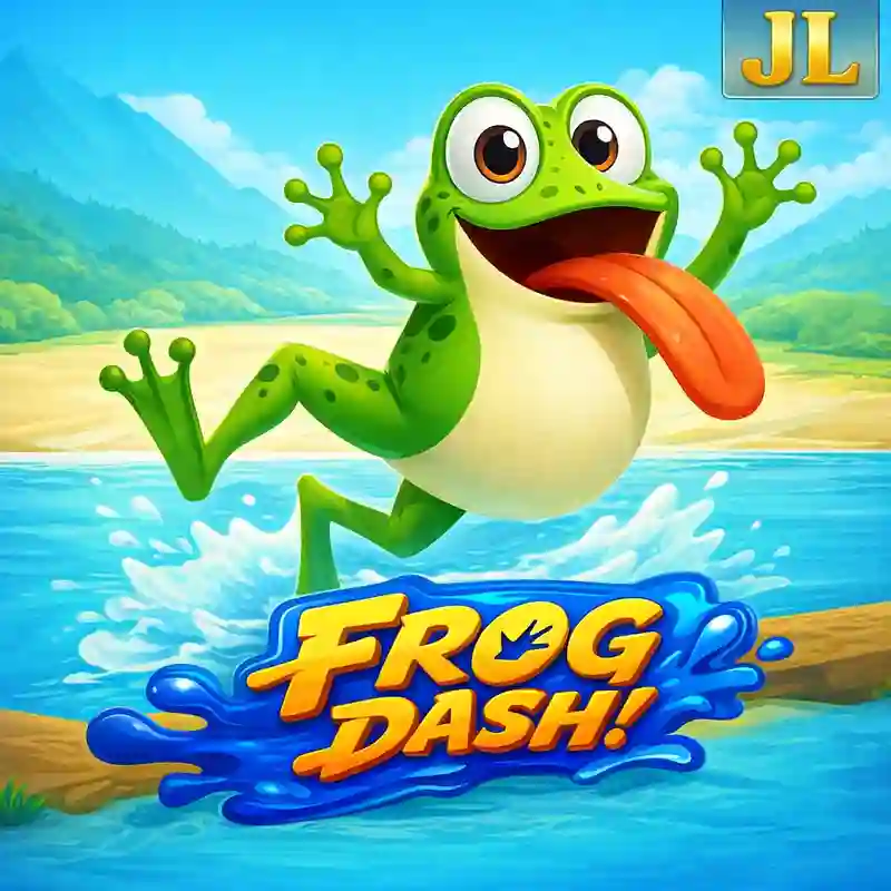 Frog Dash online casino game interface